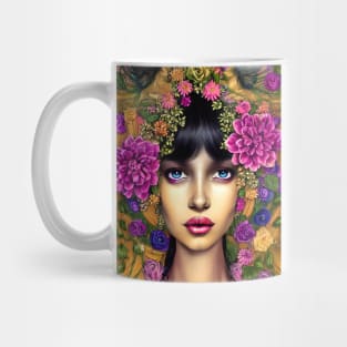 Flowers Girl Mug